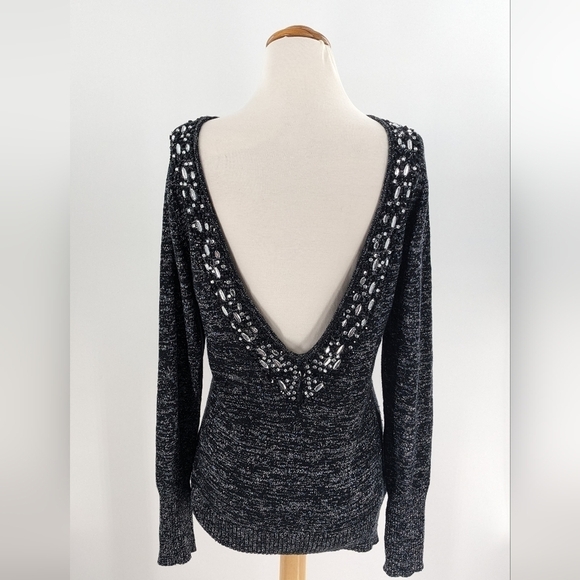 Victoria Secret open back metallic sweater Size M/L - Picture 2 of 4